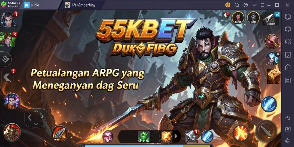 Tangkapan layar menampilkan aksi seru di gameplay ARPG.