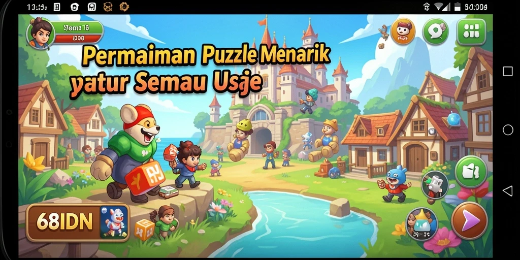 Screenshot gameplay 68IDN yang menampilkan tantangan Puzzle menarik.