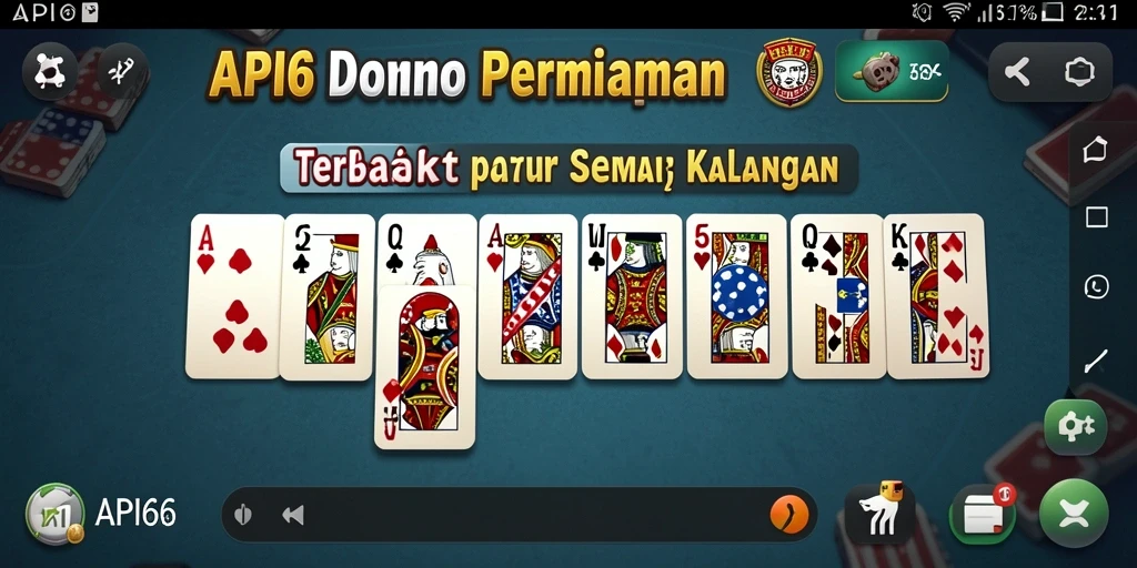 Tampilan gameplay Domino yang menarik dan menantang.