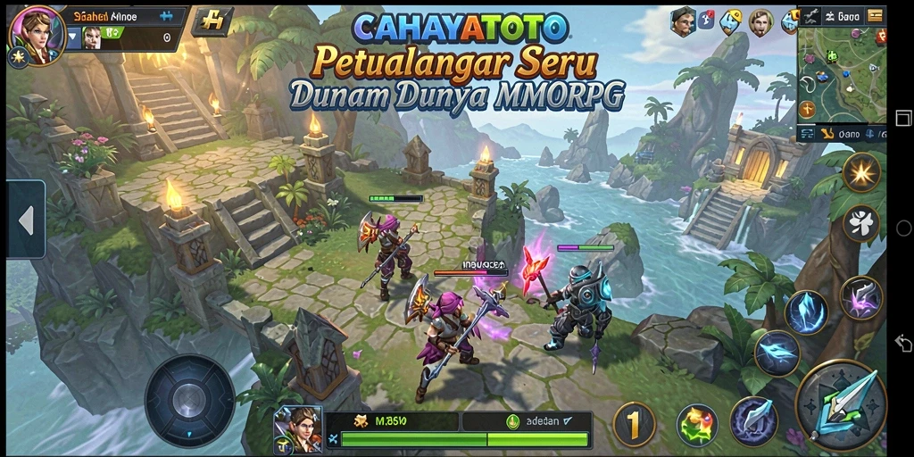 Gameplay seru <strong>CAHAYATOTO</strong> dengan pertarungan mendebarkan di dunia MMORPG.