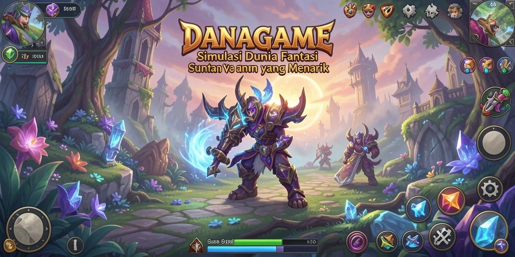 Tampilan gameplay <strong>DANAGAME</strong> yang menarik dan imersif.