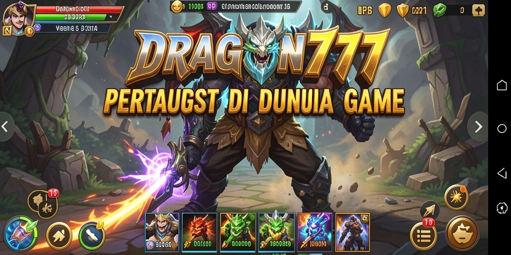 Tampilan seru dari gameplay <strong>DRAGON777</strong> dengan pertarungan yang mendebarkan.