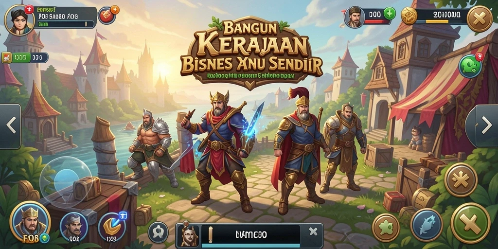 Tampilan menarik dari gameplay <strong>FO8</strong> yang menampilkan strategi bisnis.