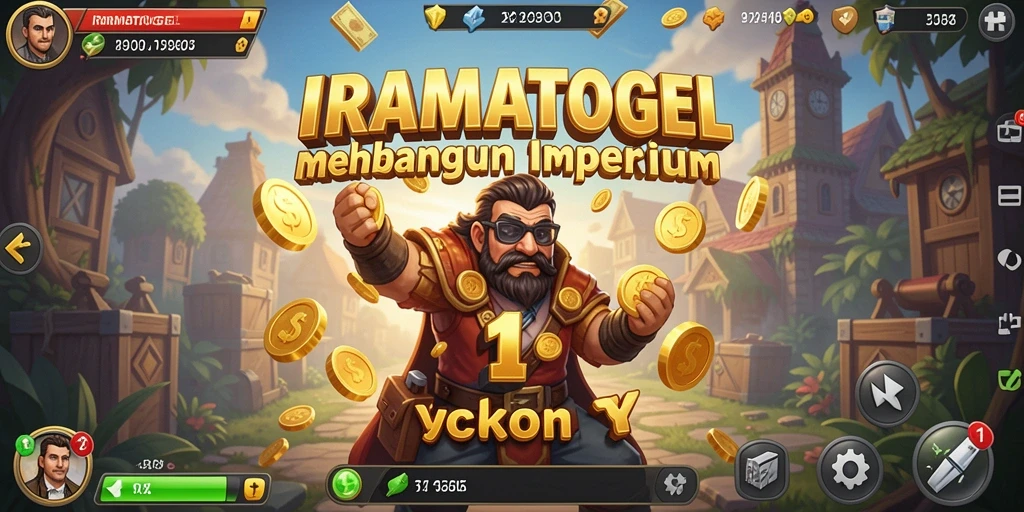 Tampilan gameplay <strong>IRAMATOGEL</strong> yang seru dengan strategi bisnis yang menarik.