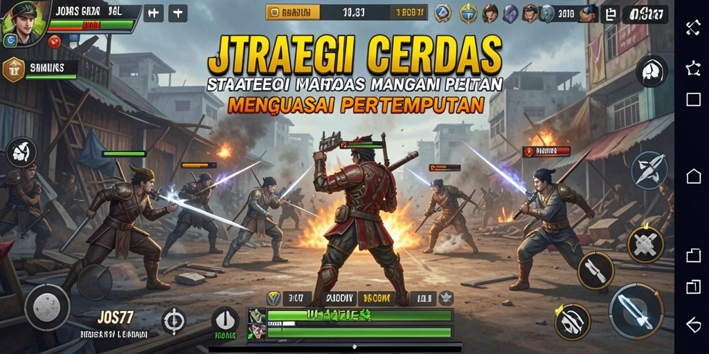 Screenshot JOS77 menampilkan pertempuran strategi yang mendebarkan.