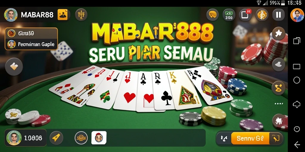 Screenshot gameplay MABAR88 yang menarik dan interaktif.