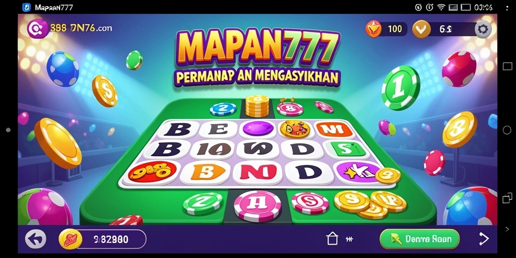 Screenshot gameplay MAPAN777 dengan suasana Bingo yang mengasyikkan.