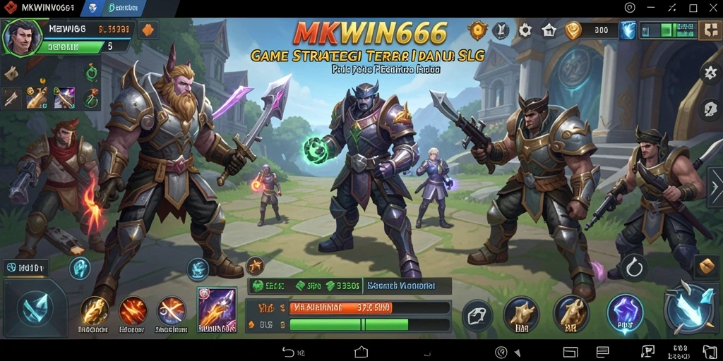 Tangkapan layar gameplay SLG MKWIN666 yang mendebarkan.