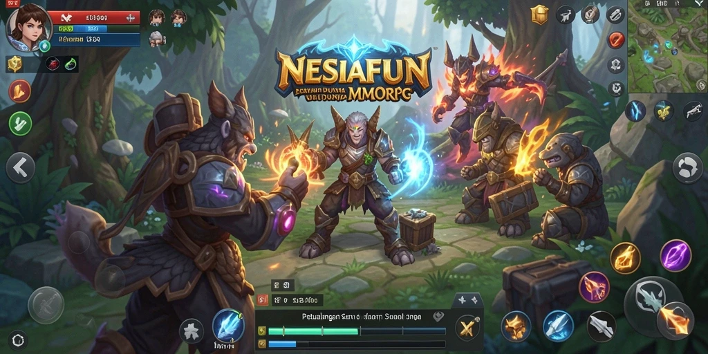 Tampilan gameplay seru di dunia <strong>NESIAFUN</strong> dengan grafis berkualitas tinggi.