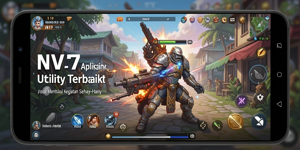 Tampilan antarmuka NV77 yang modern dan fungsional.