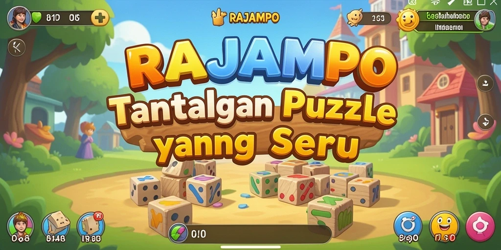 Tampilan menarik dari gameplay RAJAMPO yang penuh tantangan.