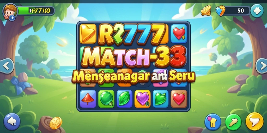 Tangkapan layar gameplay RR777 yang menarik dan penuh warna.