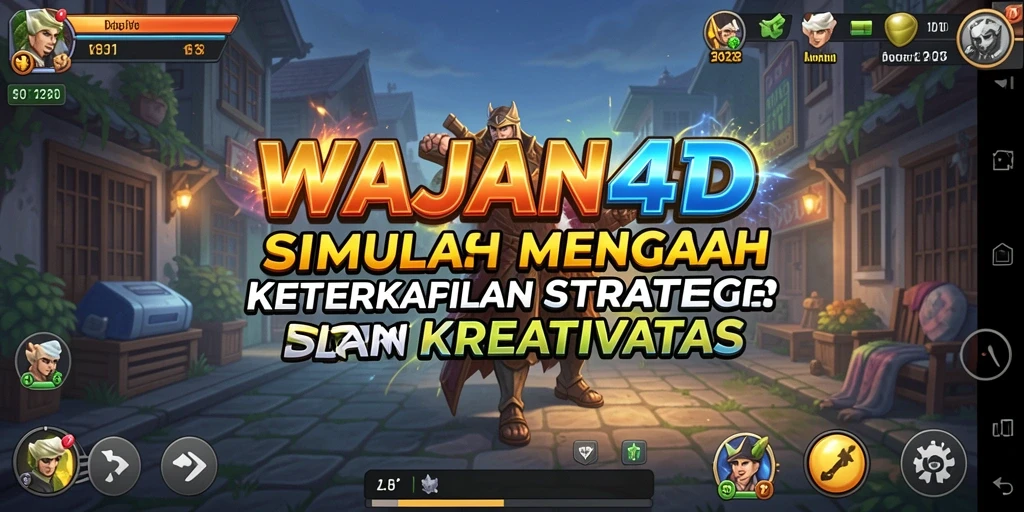 Tangkapan layar menunjukkan gameplay WAJAN4D yang menantang dan kreatif.