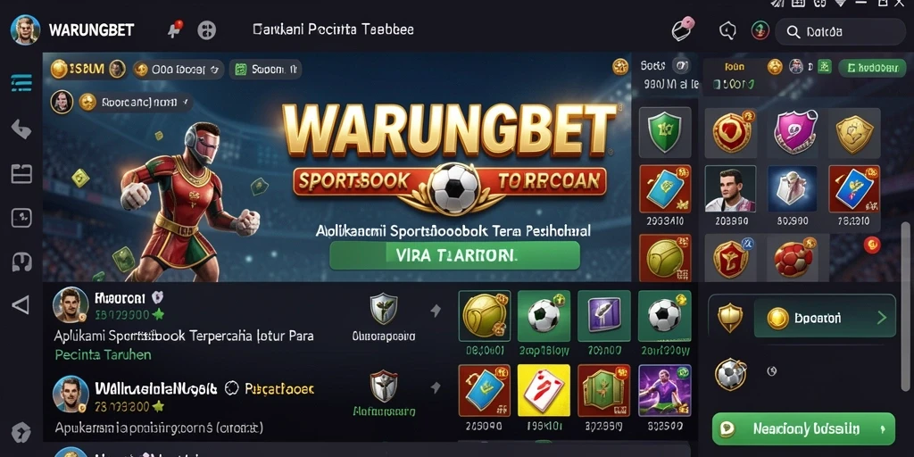 Tampilan gameplay menarik dari aplikasi WARUNGBET dengan berbagai pilihan taruhan.