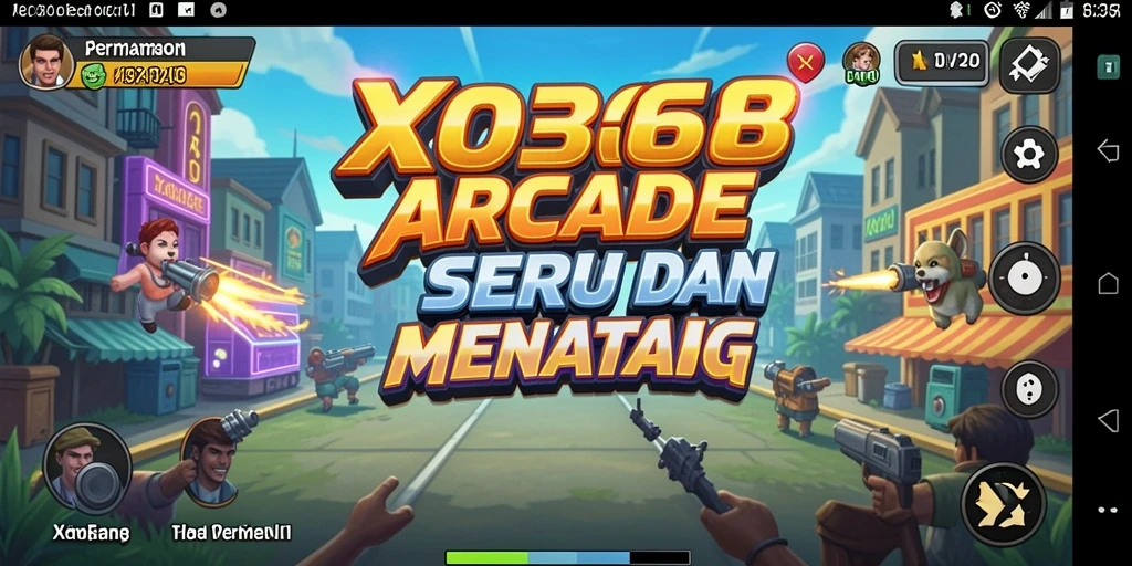 Tampilan gameplay seru dan penuh tantangan di XO368.