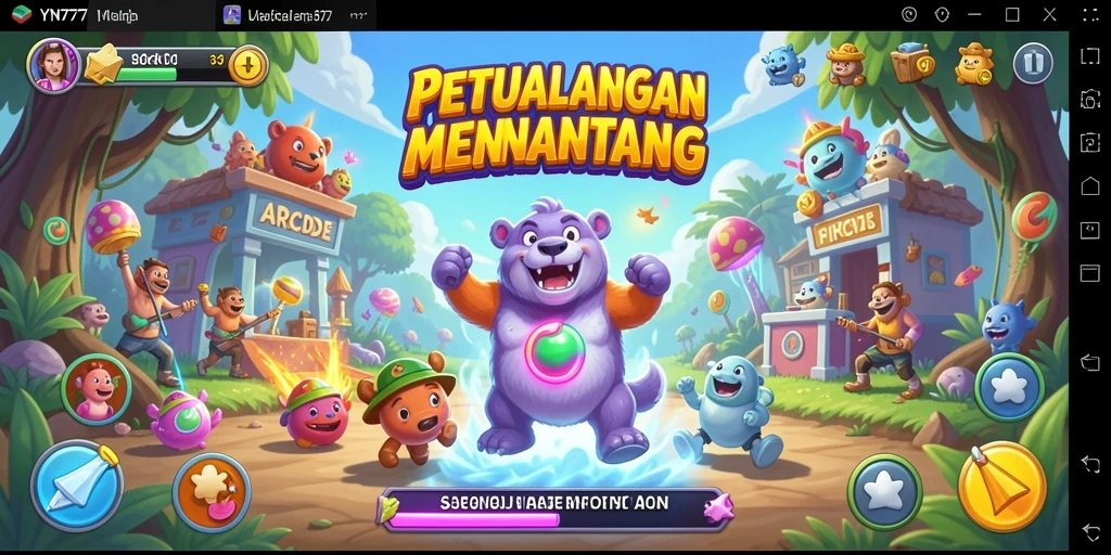 Menampilkan gameplay seru dan penuh tantangan dalam YN777.